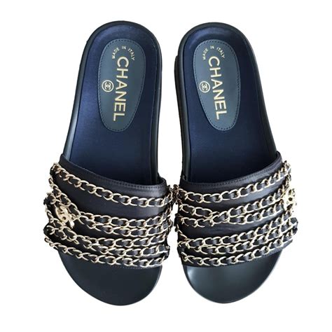 sandalen chanel dames|chanel sandals selfridges.